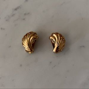 Christian Dior Vintage Shell Earrings